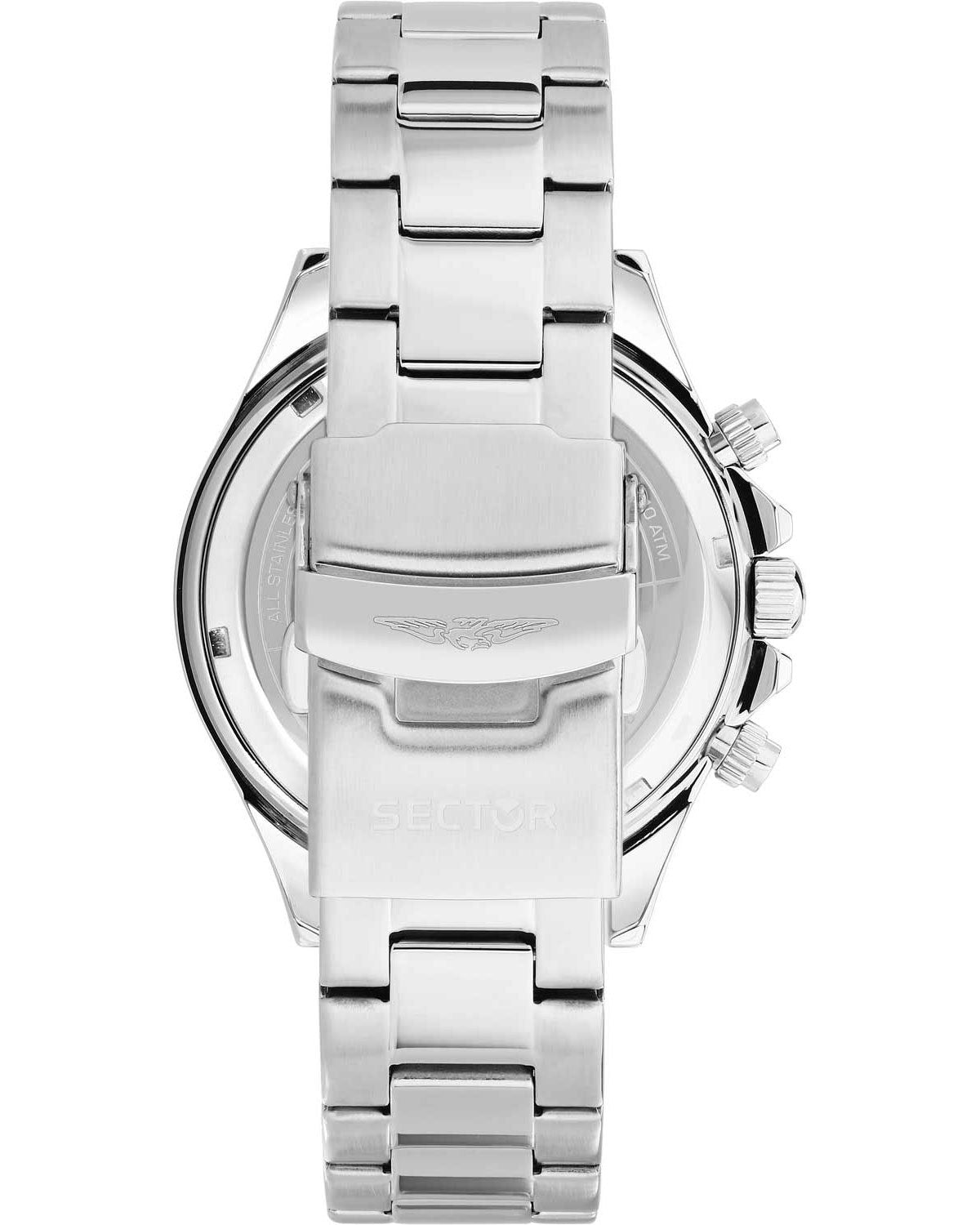 Ρολόι SECTOR 230 Chronograph Silver Stainless Steel Bracelet
