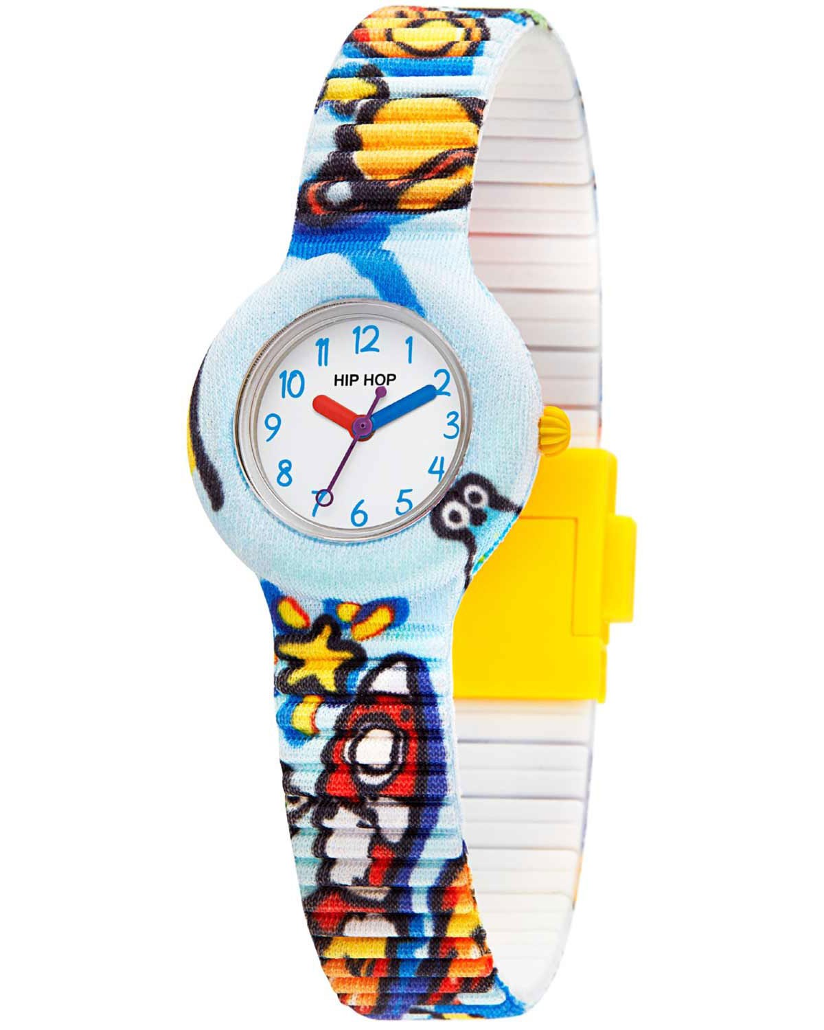 Παιδικό ρολόι HIP HOP Kids Fun Rocket White Combined Materials Strap