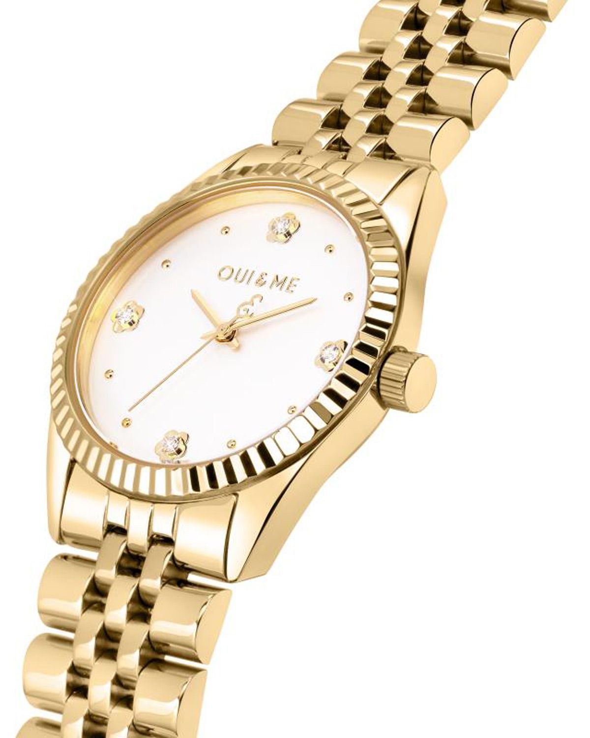Ρολόι OUI&ME Coquette Diamonds Gold Stainless Steel Bracelet