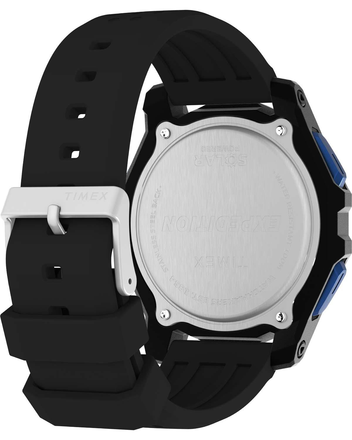 Ρολόι TIMEX Expedition North Solar Chronograph Black Silicone Strap