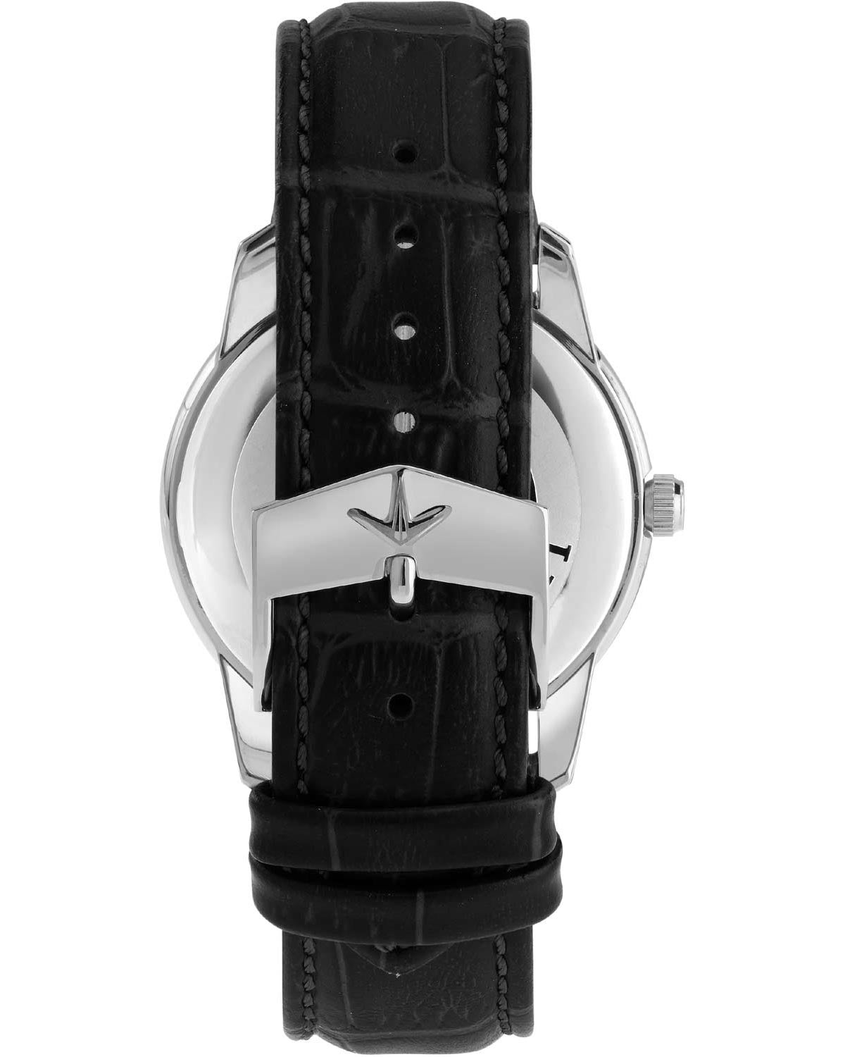 Ρολόι LUCIEN ROCHAT Iconic Black Leather Strap