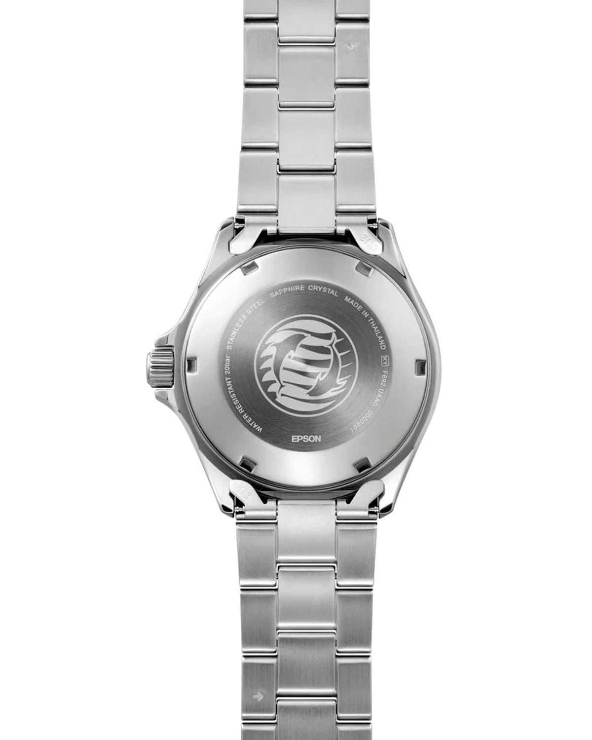 Ανδρικό ρολόι ORIENT Mako V αυτόματο με ασημί μπρασελέ από ανοξείδωτο ατσάλι