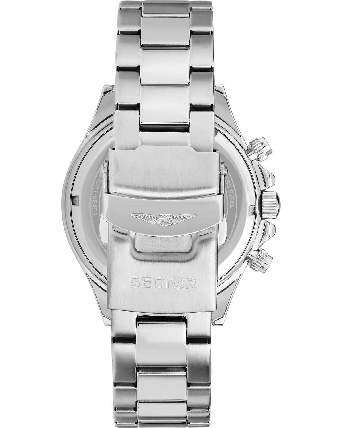 Ρολόι SECTOR 230 Chronograph Silver Stainless Steel Bracelet