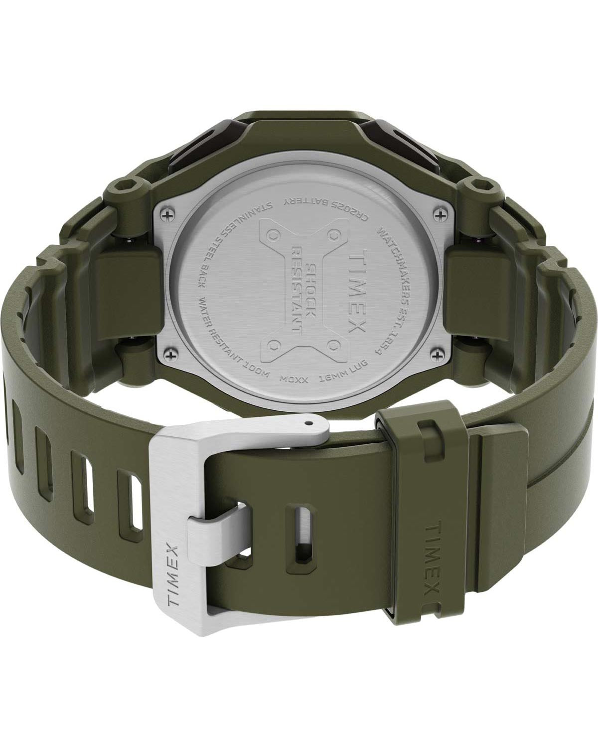 Ρολόι TIMEX Commander Encounter Chronograph Khaki Resin Strap