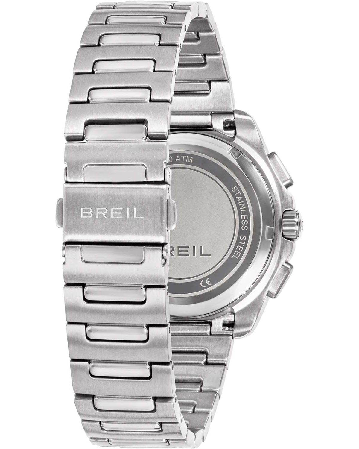 Ρολόι BREIL Retrofuture Chronograph Silver Stainless Steel Bracelet