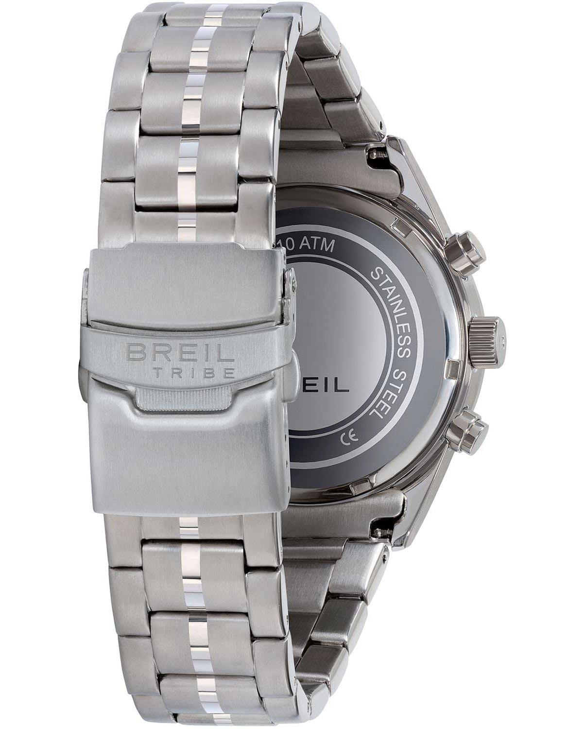 Ρολόι BREIL Tribe Captain Chronograph Silver Stainless Steel Bracelet