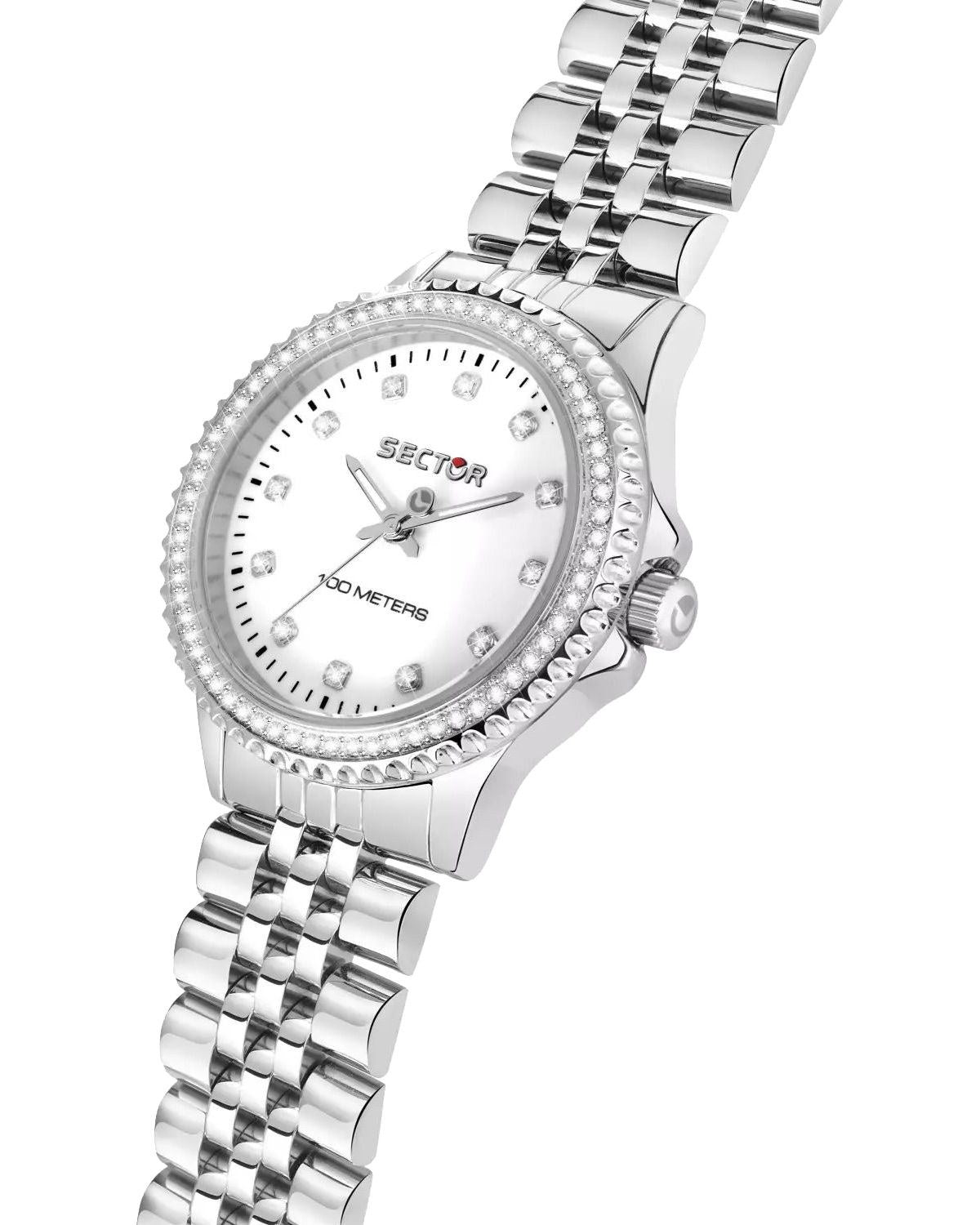 Ρολόι SECTOR 230 Crystals Silver Metallic Bracelet