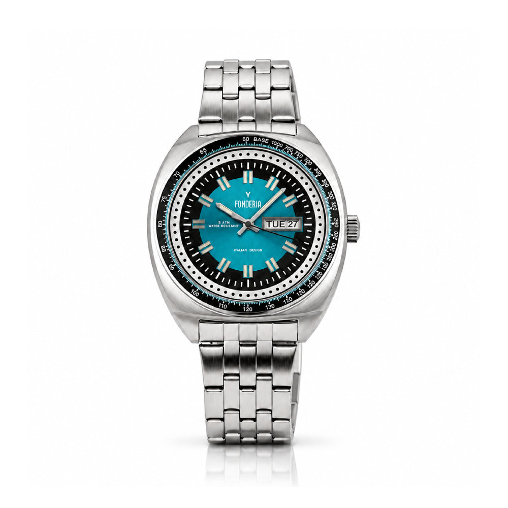 Fonderia The Gambler Blue Daydate Bracelet P-7A004UB2