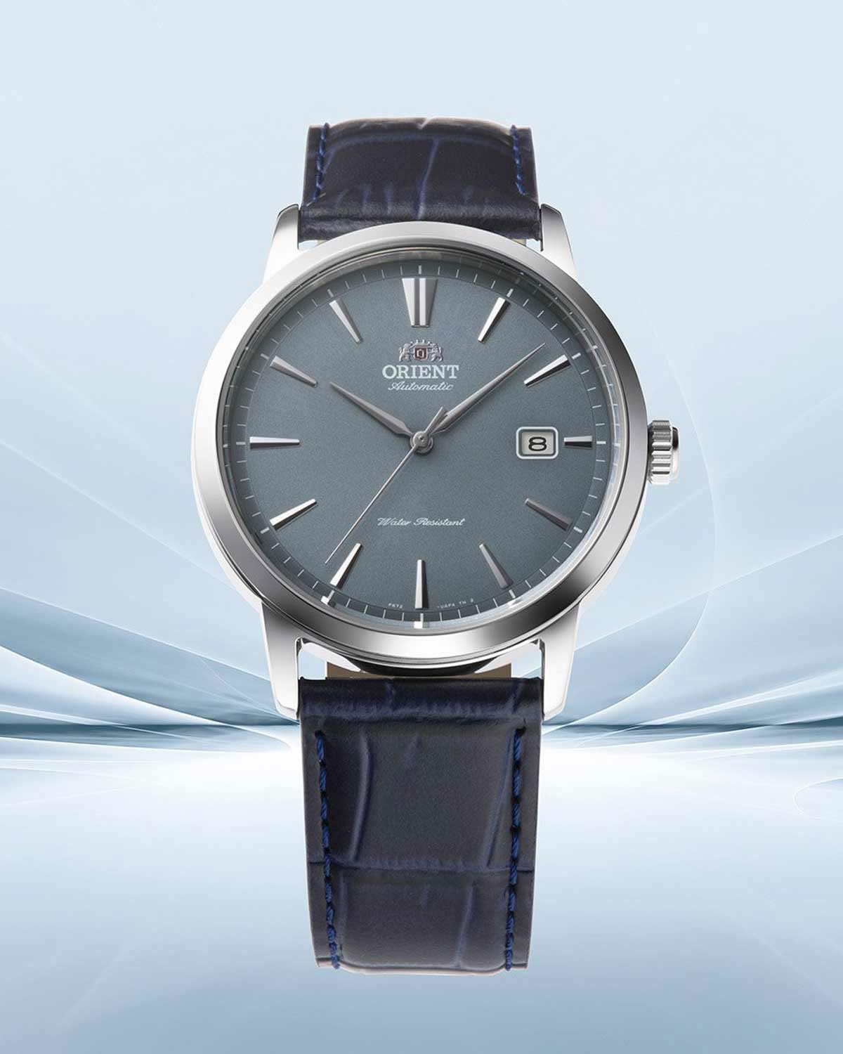 Ρολόι ORIENT Contemporary European Exclusive Automatic Blue Leather Strap