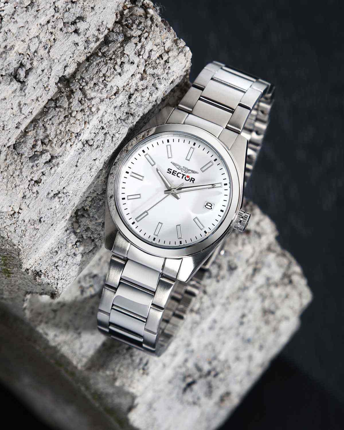 Ρολόι SECTOR 240 Silver Stainless Steel Bracelet