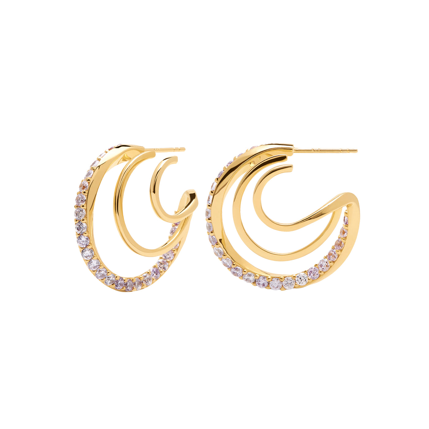 Σκουλαρίκια PDPaola Cavalier Majestica Gold