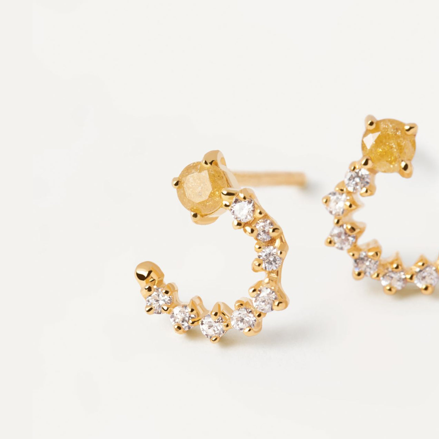 PDPaola Juno Villa Gold Earrings