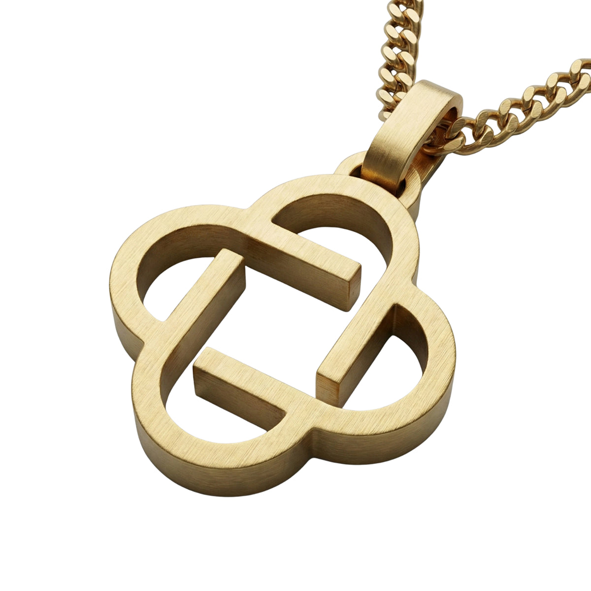 Steel & Barnett Clover Gold Adjustable Necklace N-CLO04