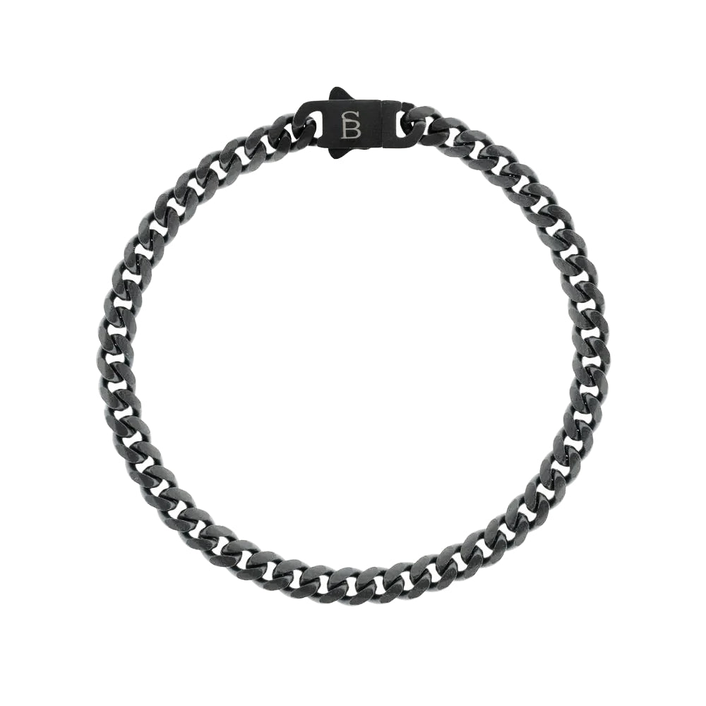 Steel & Barnett Βραχιόλι X - Black Edition Bracelet BEB001