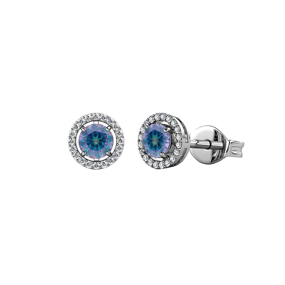 Brizzling Γυναικεία Σκουλαρίκια με Μοϊσανίτη BME007-D