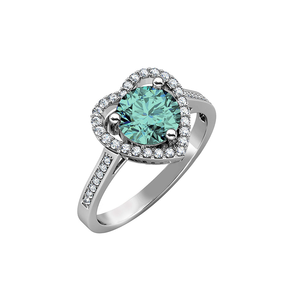 Brizzling Γυναικείο Δαχτυλίδι με Μοϊσανίτη BMR020-B