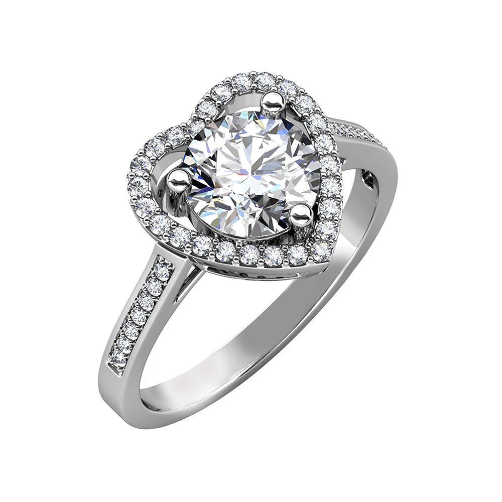 Brizzling Women's Ring with Moissanite BMR020-B