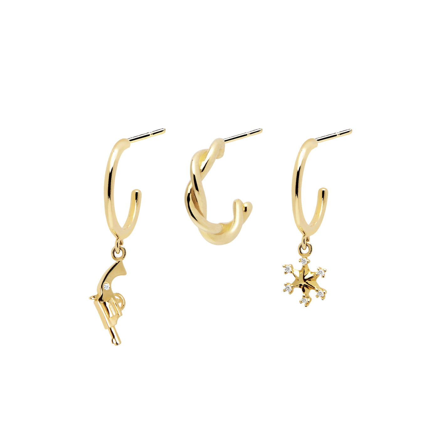 Σκουλαρίκια PDPaola Arizona Ranch Gold