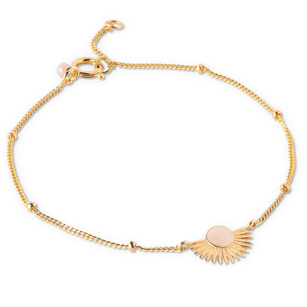 Enamel Bracelet Soleil Pale Peach B78GM