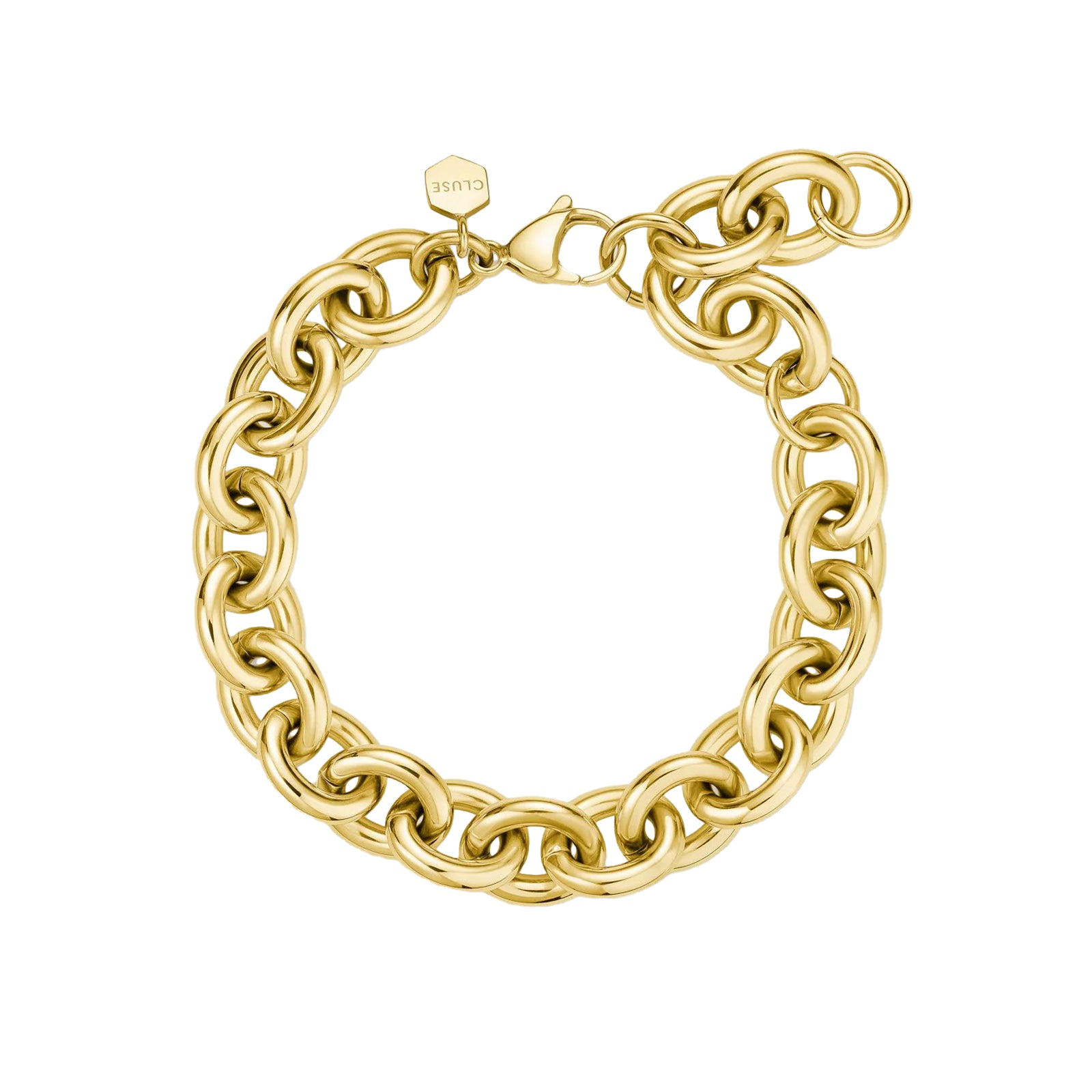 Cluse Gift Box Minuit Watch & Brown Leather Strap Silver Colour