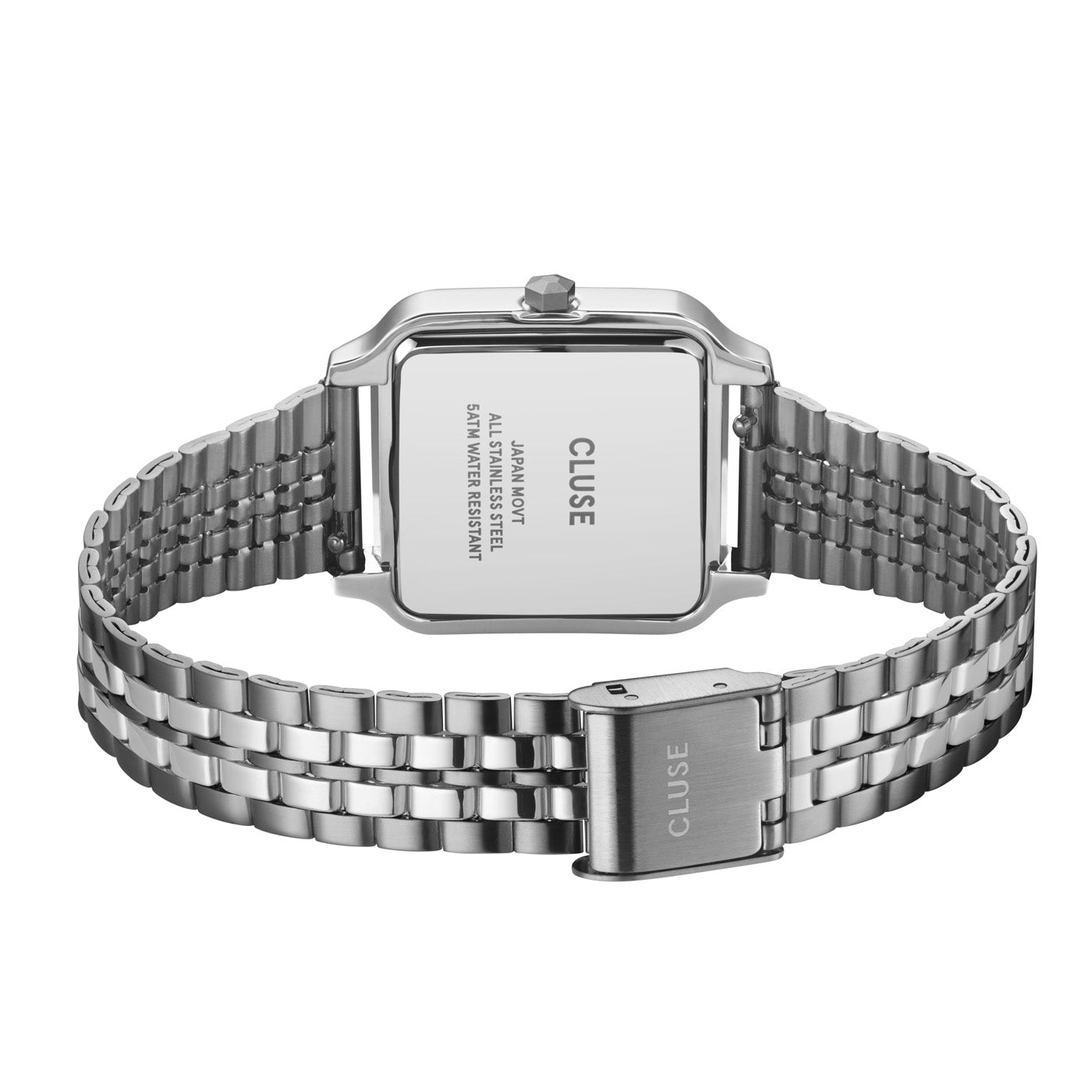 Cluse Gift Box Gracieuse Watch Steel White & Élevé Tennis Bracelet Silver Colour