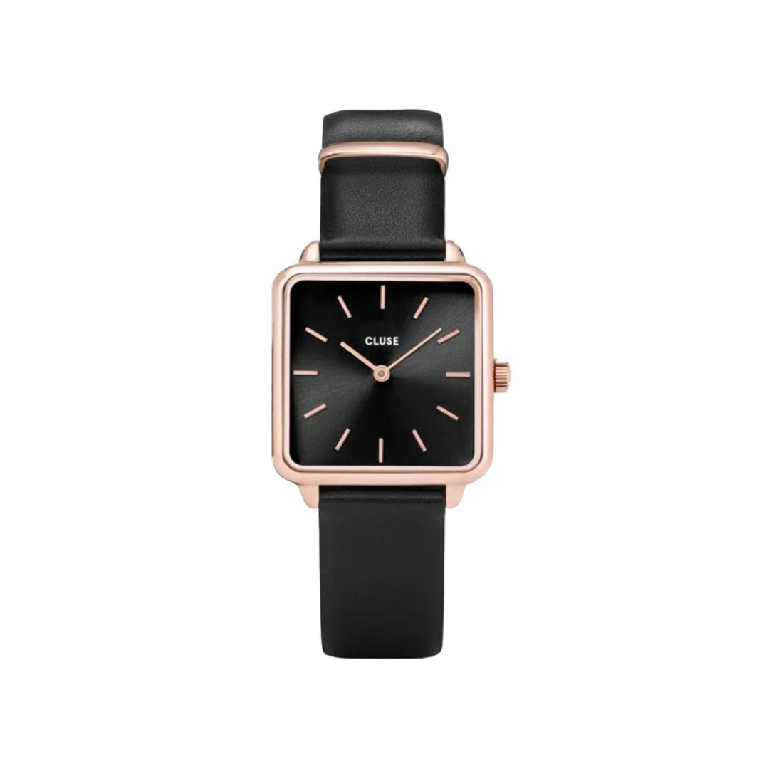 La Tétragone Rose Gold Black CL60007