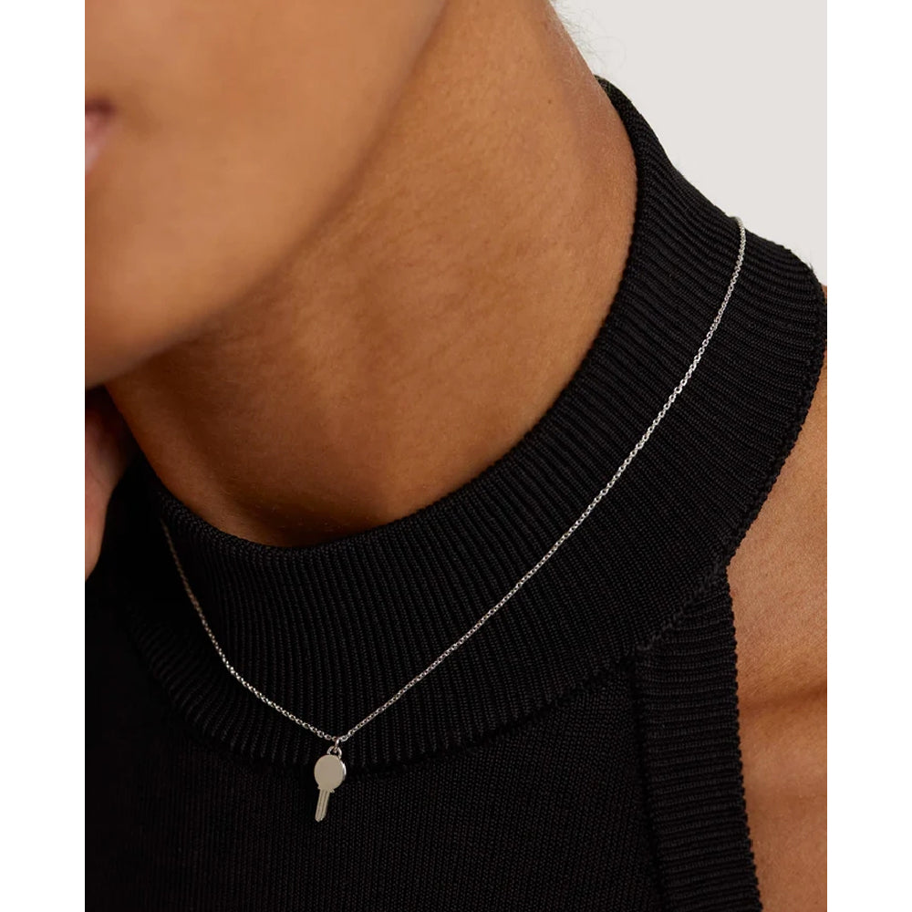 PDPaola Engrave Me Eternum Silver Necklace