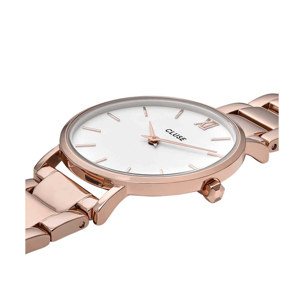 CLUSE Minuit Rose Gold Stainless Steel Bracelet