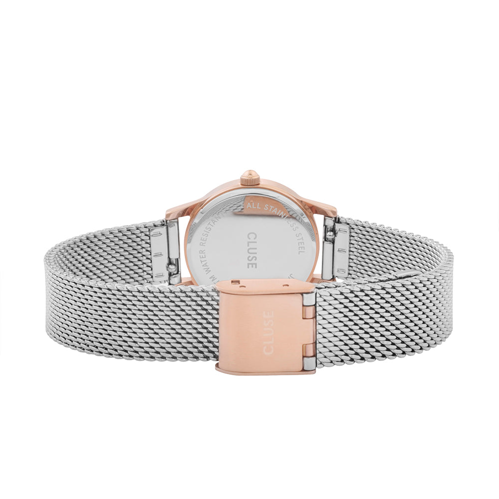 CLUSE La Vedette Rose Gold Silver Mesh