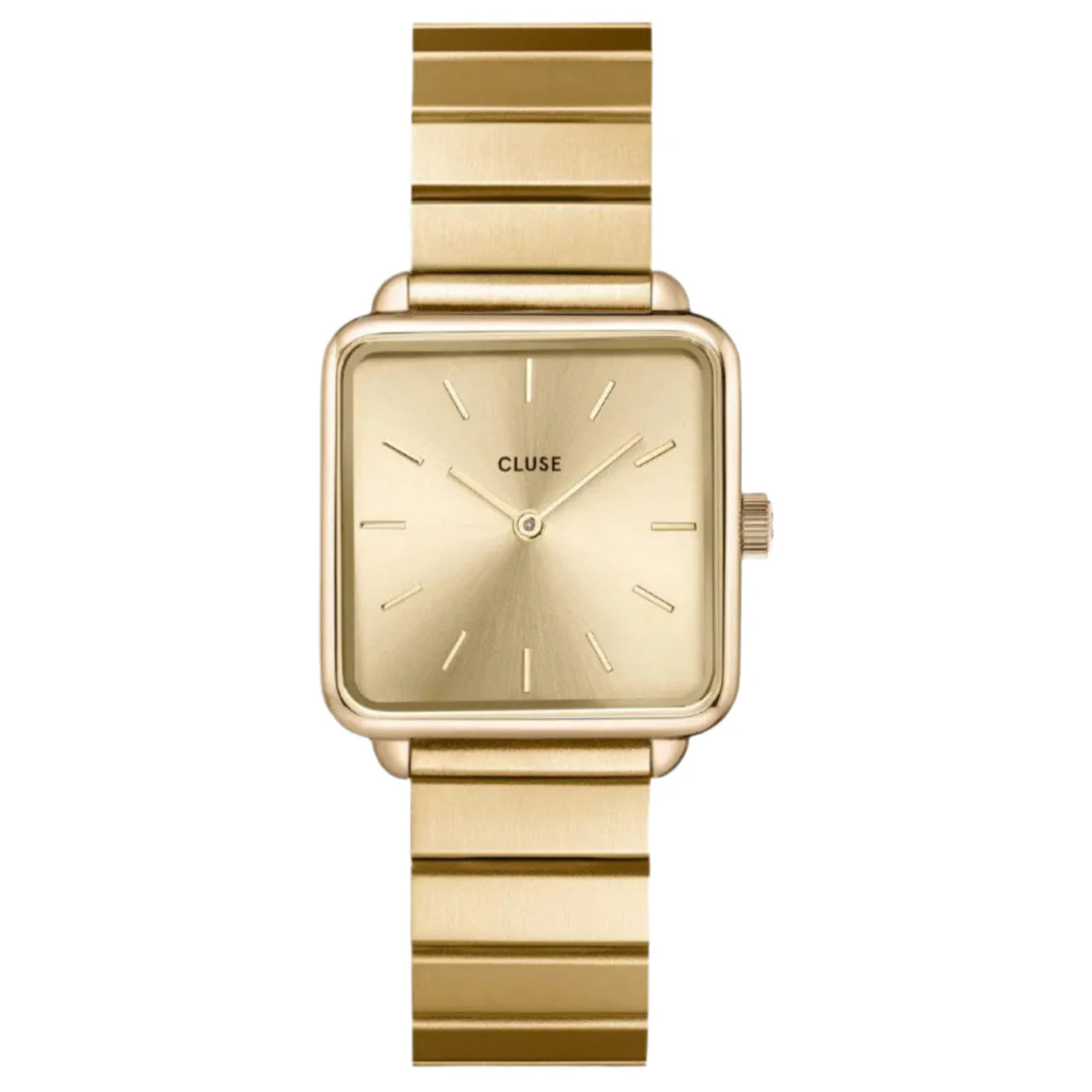Cluse La Tétragone Watch Mesh stones Gold, Gold Colour