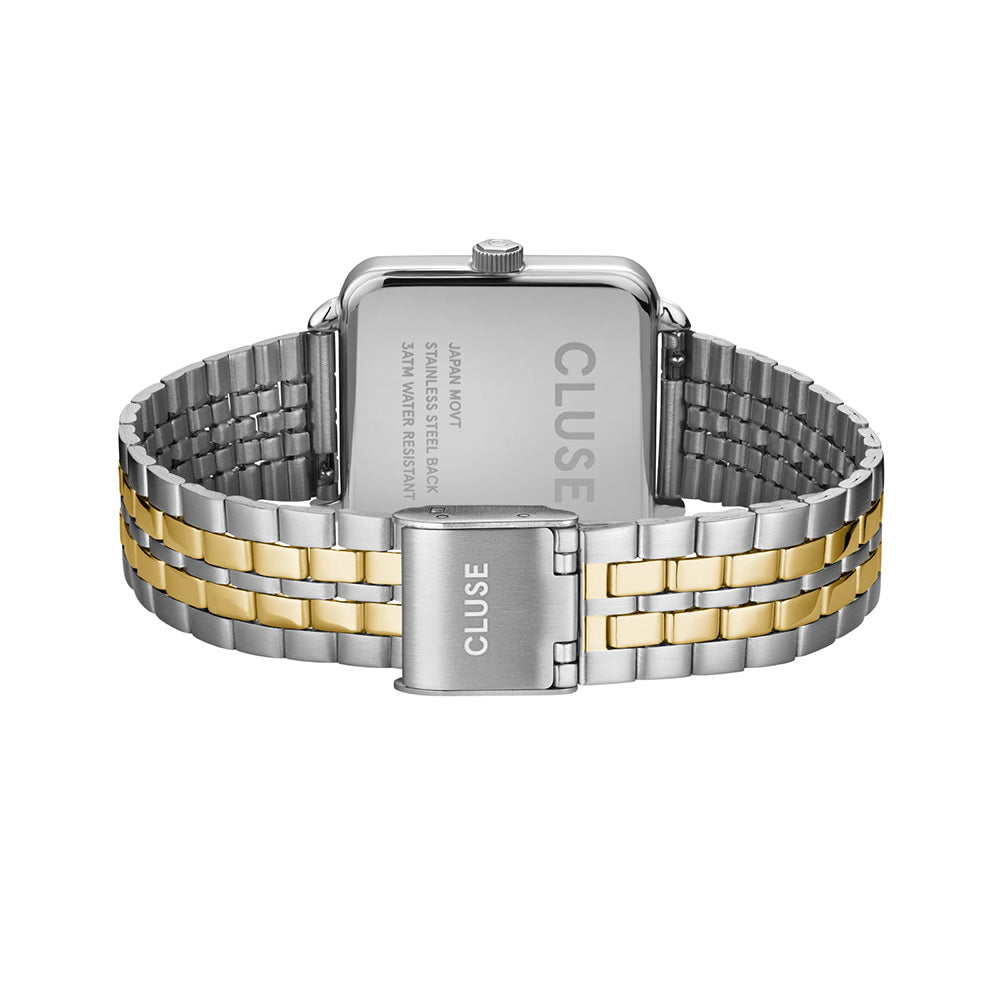 CLUSE La Tétragone Watch Steel Coconut Milk Bicolor