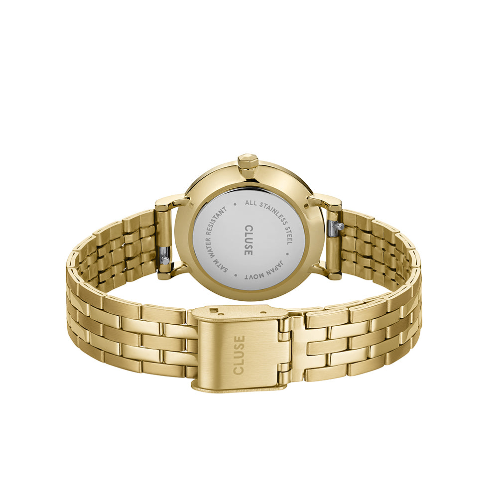 CLUSE Boho Chic Petite Steel Watch Gold Gold Colour