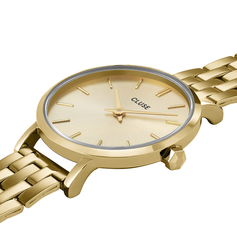 CLUSE Boho Chic Petite Steel Watch Gold Gold Colour