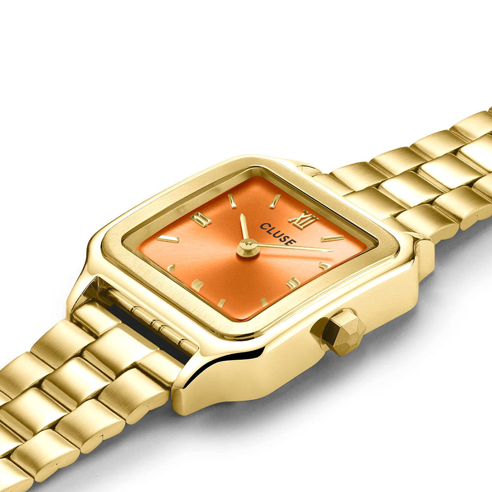 CLUSE Gracieuse Petite Watch Steel Apricot, Gold Colour