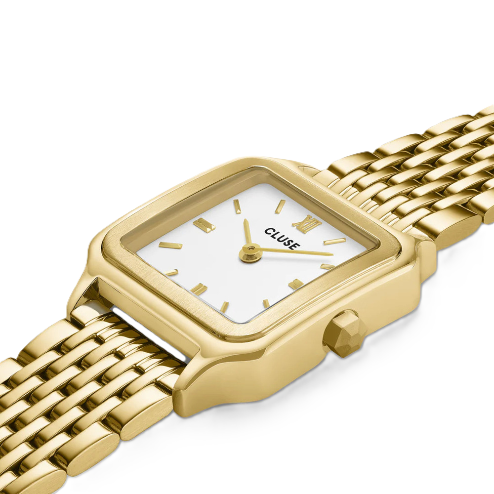 CLUSE Gracieuse Petite Watch Steel White Gold Colour