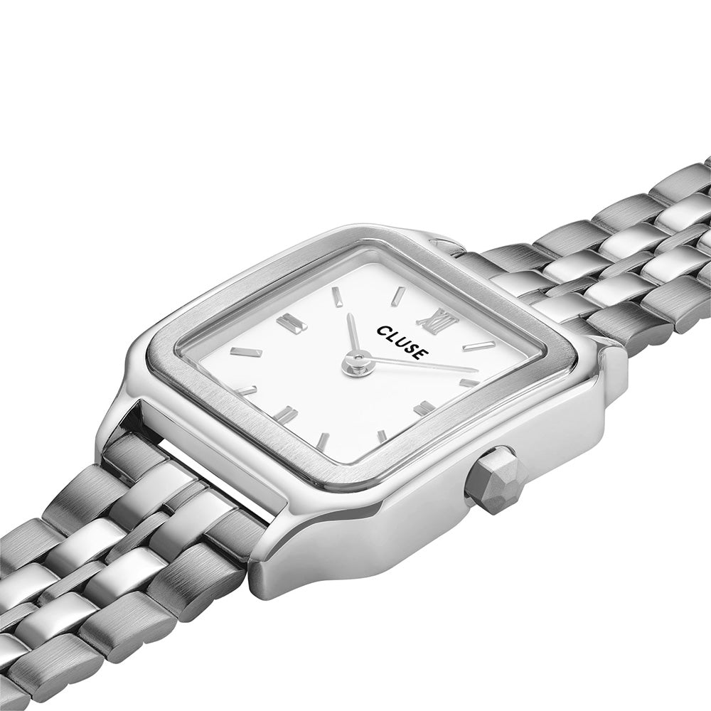 CLUSE Gracieuse Petite Watch Steel White Silver Colour