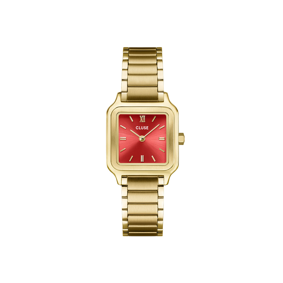 Cluse Gracieuse Petite Watch Steel, Watermelon Red, Gold Colour