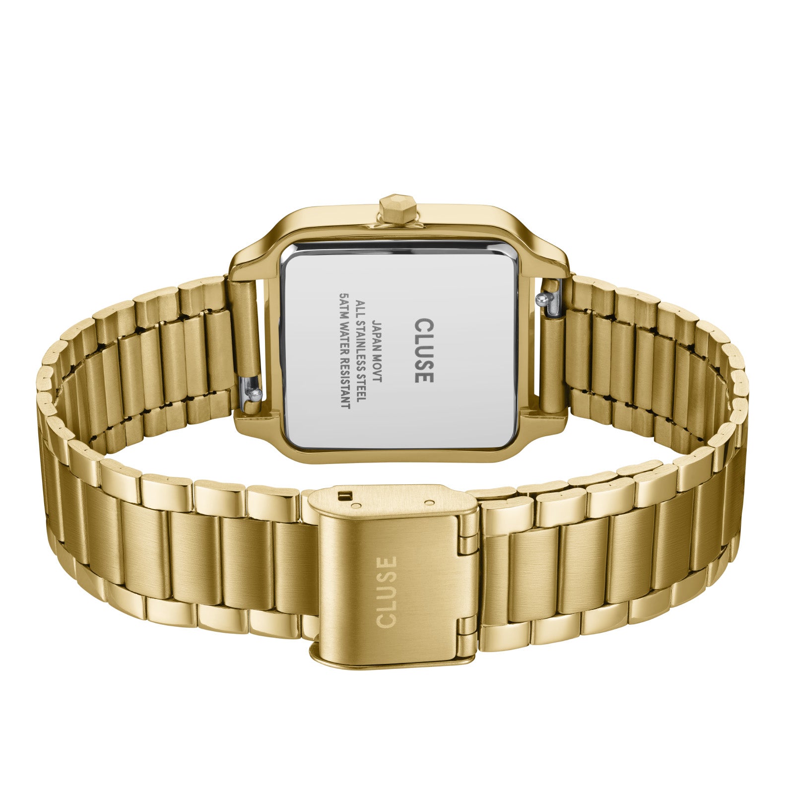 CLUSE Gracieuse Watch Steel Sunray Textured Full Gold Colour