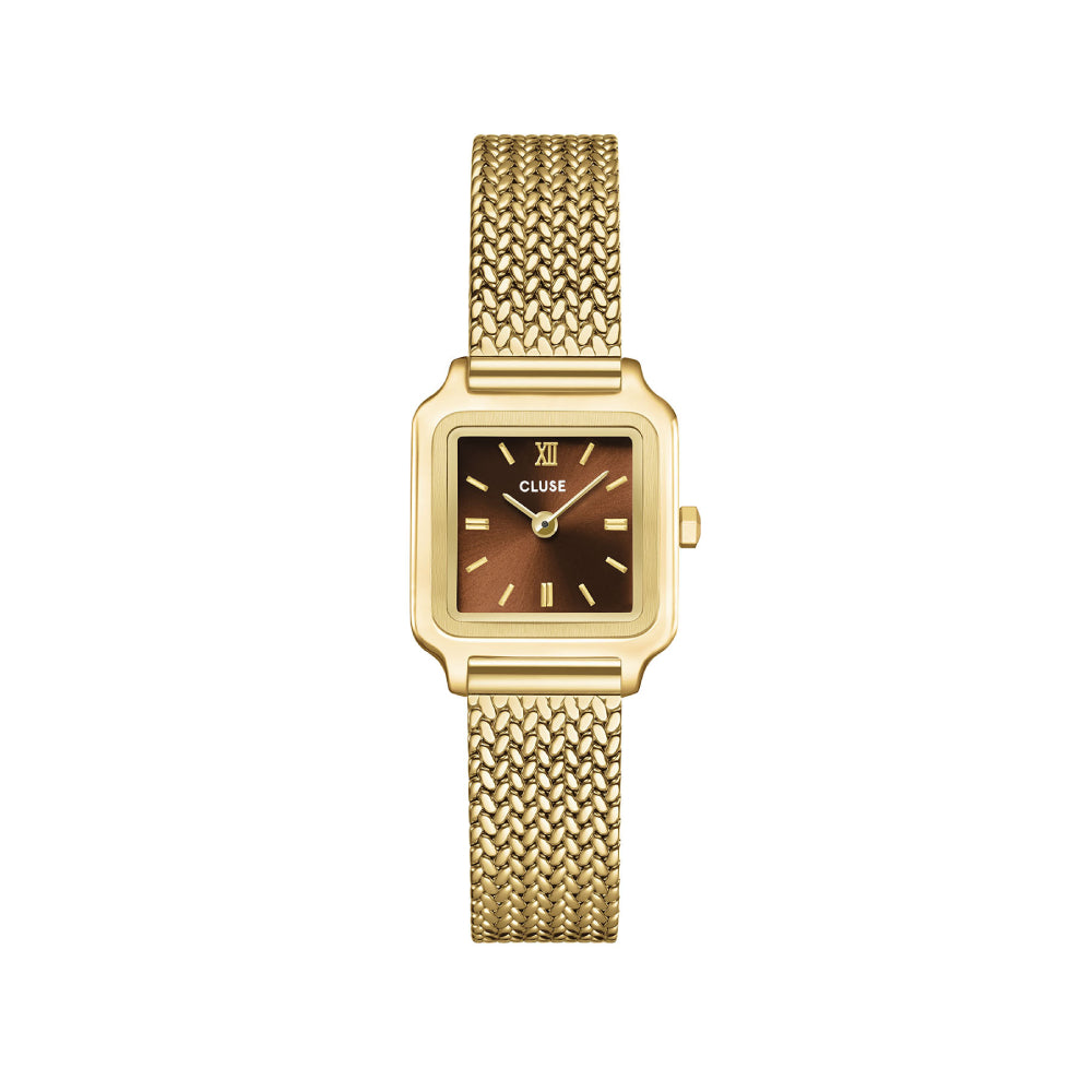 CLUSE Gracieuse Mini, Mesh, Brown, Gold Colour CW15511