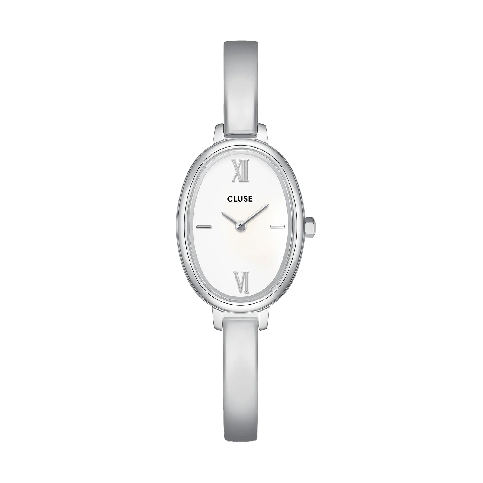 CLUSE Retro 70's Watch Steel Forest Green Gold Color