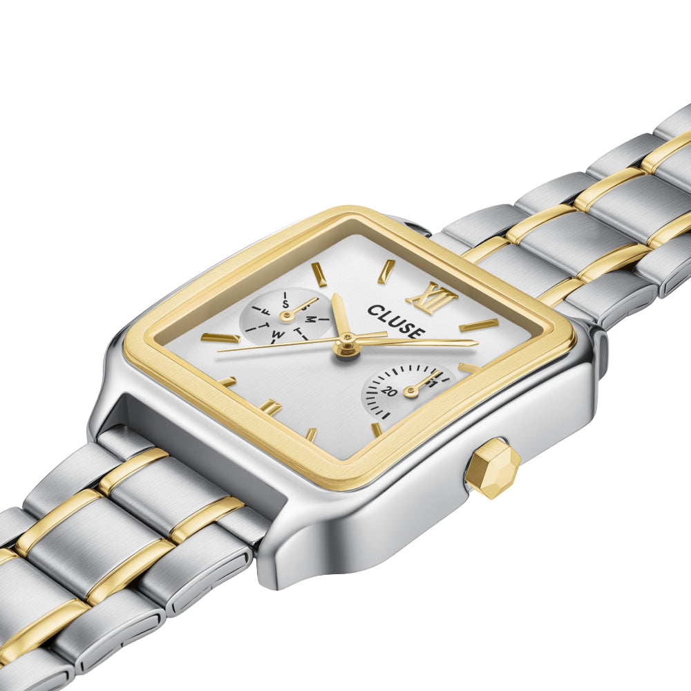 CLUSE Gracieuse Multifunction, Steel, Silver, Two Tone CW16402