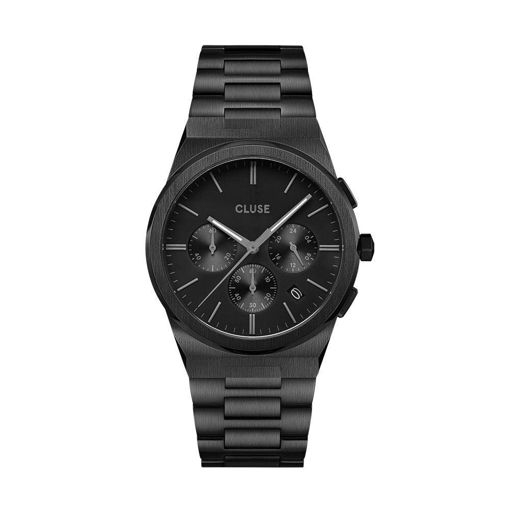 CLUSE Vigoureux Chrono Steel Full Black