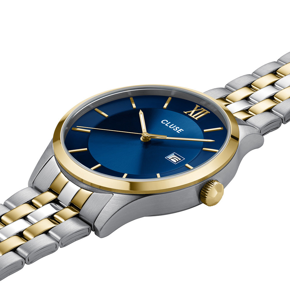 Cluse Aravis 3-Hand, Blue, Bicolour