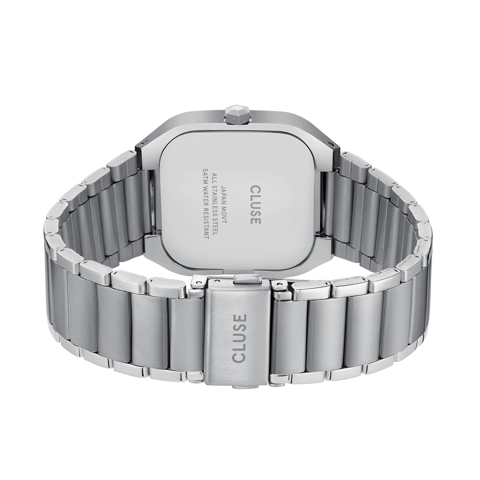 CLUSE Quadrus Watch Steel Green Silver Colour