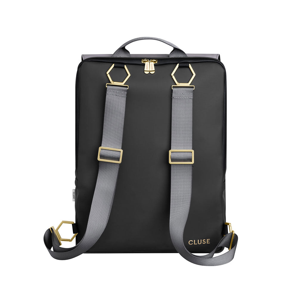 Σακίδιο Πλάτης Cluse Le Réversible Backpack Black Grey Gold