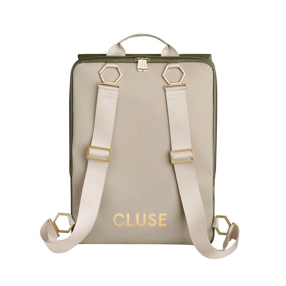 Σακίδιο Πλάτης Cluse Le Réversible Backpack Dark Green Moss Gold
