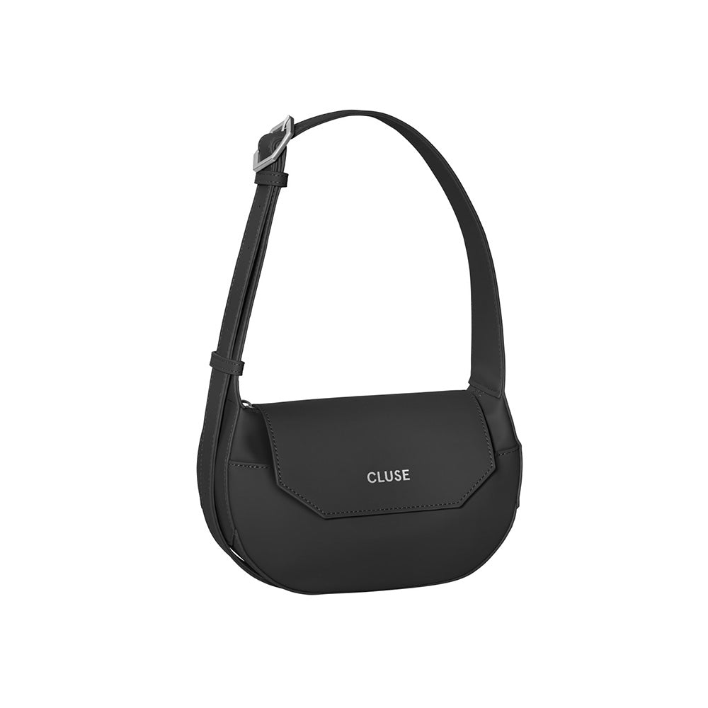 Cluse Sacroisé Petite Crossbody Black, Silver Colour