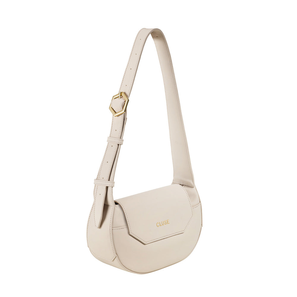 Cluse Sacroisé Petite Crossbody Beige, Gold Colour