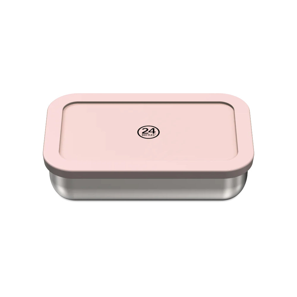 24Bottles Snack Box από Ανοξείδωτο Ατσάλι Dusty Pink