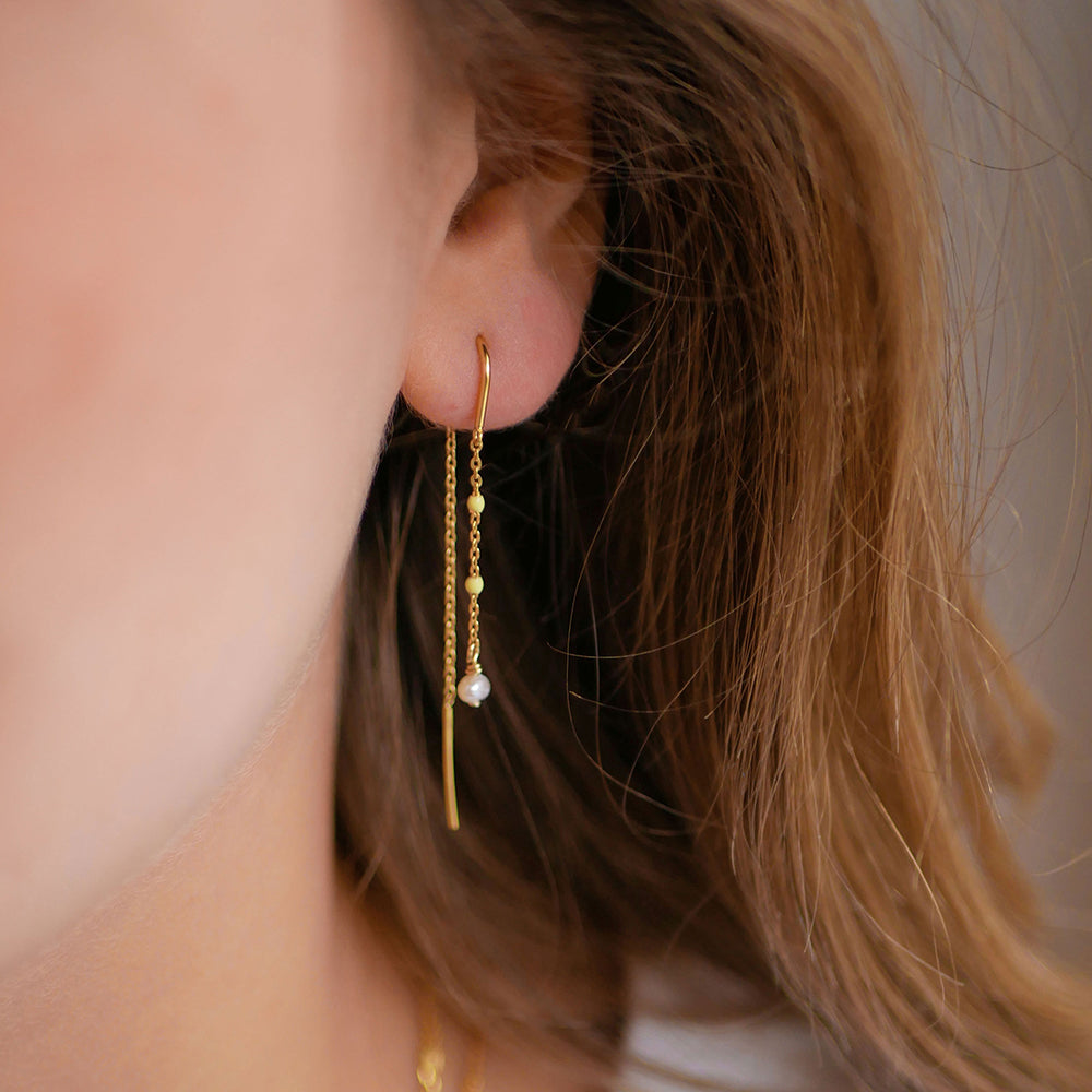 Enamel Earring Lilja E187G